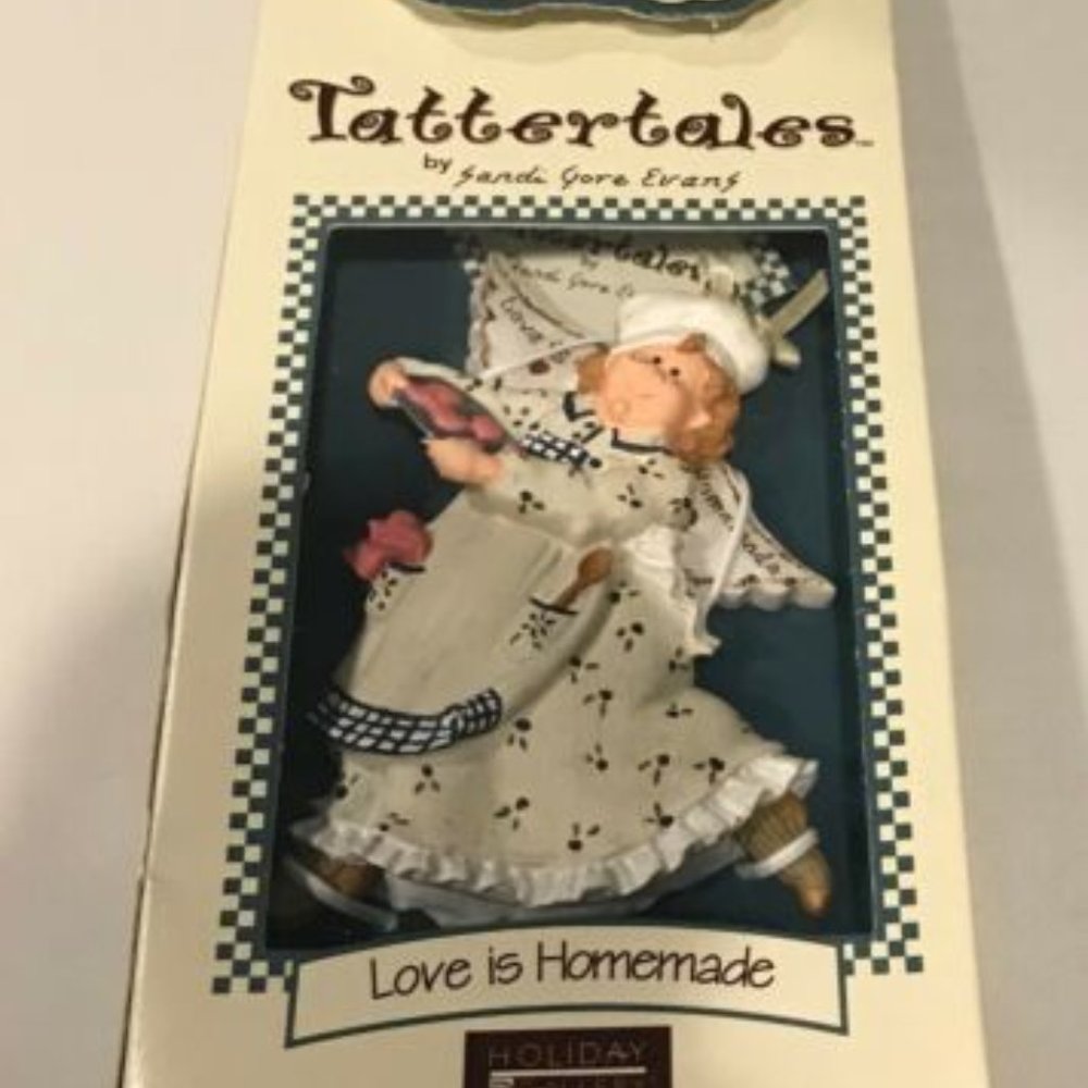 Tattertales Love is Homemade Ornament
